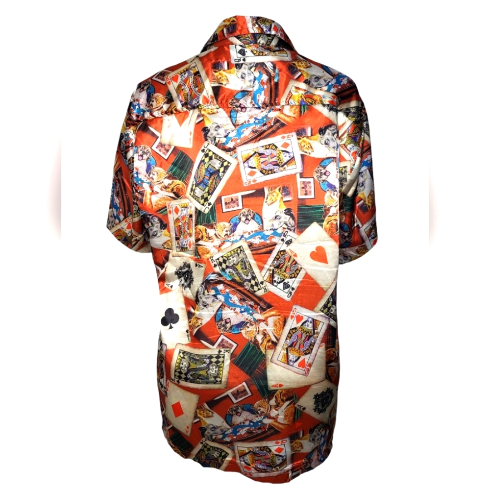 Dogs Playing Poker Button-Up Shirt